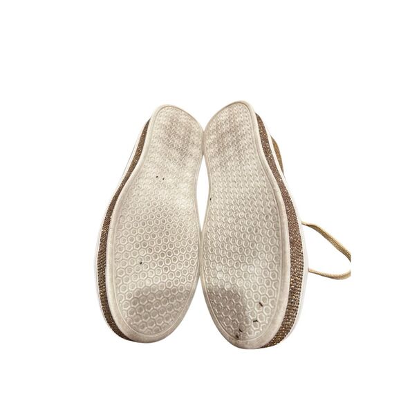 Uubaris Gold Glitter Tennis Shoes Sz.8.5 women’s - Picture 5 of 5